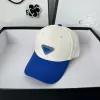 CASQUETTEデザイナー野球キャップメンズトライアングルボールキャップファッションサマーハット刺繍された日焼け止めフェドーラ帽子スンボンネット対照的な色Pキャップ