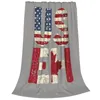 Cobertores Canadá EUA EH American Canadian Flag vintage America Coloris Patriótico Moda Moda Soft Warm Throw Blanket useh