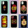 Cas de couverture téléphonique de drapeau rouge jaune en Espagne pour iPhone 14 13 12 Mini 11 Pro Xs Max xr 6 7 8 6s Plus + SE Soft Basing