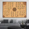 Hatha Yoga 62 Asanas Vintage Poster Prints for Living Room Home Decor Mindful Word Yoga Canvas Painting Wall Art Cuadros