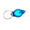 1000pcs 20000mcd Party Supplies Christmas White Torch Key Chains Ring Keyrings Light LED Falllamp Keychain Lights ZZ