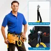 New 4pcs Electrical Tape Holder Straps Heavy Duty Tape Holder Chain with Carabiner Hooks Thong Waist Tape Holder Lanyard