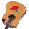 Câbles guitare acoustique professionnelle 41 pouces guitare solide en épiculage bois 6 étages guitare folk guitare haute couleur naturelle avec corner radian