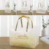 Presentförpackning speciellt för din väska kreativ vattentät PVC -shoppinghandväska med handtag förpackning