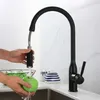 Rubinetti del lavandino da bagno pistola cucina estraibile grigio e rubinetto a prova di spruzzo freddo retrattile