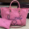 Bolsa de sacola de sacola de sacola de sacola de sacola de bolsa de designer de bolsa de ombro para mulheres bolsa de bolsa de compras bolsa de alta qualidade bolsa de praia de grande capacidade Bolsas de viagem crossbody