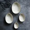 Bols roman hérisson phnom penh bol en céramique nordique en forme d'animal mignon salade de salade de porcelaine de porcelaine