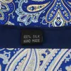 High Quality 100 Natural Silk Handmade Pocket Handkerchief Luxury Square Hanky With Giftbox 240401