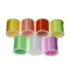 14optionella färger liv flex glänsande spandex fluga bindning gummiben 0,8 mm obligatorisk vass för torra flugor nymfer kroppsmaterial