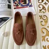 Loro heren casual lp loafers schoenen piana plat lage top suède piano lederen oxfords mocassins zomer walk comfort loafer loro slip op rubberen zool piana flats sneakers