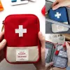Sevimli mini taşınabilir ilaç çantası ilk yardım kiti acil durum kitleri organizatör açık ev ilaç hapı depo