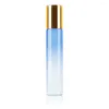 Butelki do przechowywania 10 mlpilowe szkło z wałkowym gradientem koloru olejku eterycznego trwały do ​​podróży pojemnik kosmetyczny