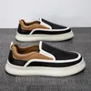 Casual Shoes Platform Men's Fashion Slip On Walking Sneakers Chunky Men Loafers Trend Comfortable Espadrilles Fisherman