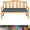 Coussins de banc long de taille personnalisée avec sangles 3/5/8/10 cm Sièges épaissis pour chaises / chaises longues / baie vitrée