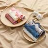 5 pcs Toallas para bebés Muslin Toallitas a mano de la mano saliva Babero Pañero Tiñera