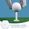 5 pcs Golf Plastique Rangel Shelf Flexible Golfs Tees Practice Mat Silicone Gel Gel Resiste Balles Balls