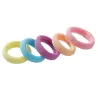 100pcs Elastic Head Band Children Hair Rope Hair Ties Candy Color Cute Towel Hair Ring for Little Girls Kids Hair Accessories