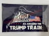 Stickers de voiture Trump Trump Train Train Bumper Sticker Flag Decal pour le véhicule de coiffeur de voiture Paster