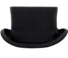 135cm high 100 Wool Top Hat Satin Lined President Party Men039s Felt Derby Black Hat Women Men Fedoras60241966910106