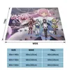 Koce Puella Magi Madoka Magica Anime Ket Flanel Decoration Plakat Plakat Portable Home Bedspread