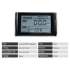 SW900 Electric Scooter LCD Display Meter Control Panel 5Pin 24/36/48V E-BIKE BICYCLE Liquid Crystal LCD Instrumentkommunikation