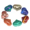 Kamień naturalny miłość w kształcie serca kryształ ametyst reiki leczenie energetyczne klejnot minerał joga czakra jubiria ozdobna dekoracje domu