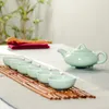 Tasses Saucers China Miniature Tea sets tasse de céladon Set petit