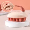 1pc Corps de tête en silicone pour laver les cheveux de soins propres qui démangeaissent les démangeaisons du cuir -