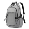 Sac à dos de grande capacité Men Nylon Black College étudiant Sacs d'étudiants pour les adolescents back-back pack