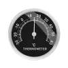 Monitoraggio del manometro a temperatura 58 mm Termometro esterno interno misuratore di temperatura analogico rotondo per il serbatoio dell'incubatore della camera da casa della casa