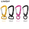 Lixada 2pcs pivotant pivot-carabiner Clip à 360 ° Rotation Spinner Carabiner Small Auto Verrouillage Auto Carabiner Rotation Hamac Clip suspendu