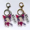 Kpop (g) i-wdle acrylique figure pendentif keychain personnage mignon clés de clés accessoires de bague