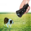 ペット犬のリペラーアンチバーキングストップエレクトロショッカーLED超音波犬アダプタートレーニング行動補助具なし
