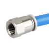 PCF PNEUMATIC CONNETTORE QUAST 4 6 8 10 12 mm tubo per tubo PU PT1/8 "3/8" 1/2 "1/4" Fila interno Copper White Connector