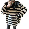 Plus Size Maternity Hoodies Large Turn-Down Collar Long Sleeve Pregnant Women Sweatshirts Long Loose Pregnancy Clothes Pullovers