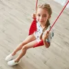 Barn väver svängande hängmatta för autism ADHD Lägg till terapi Kela upp sensorisk barnterapi Elastisk paket Steady Seat Swing Chairtoy