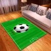 Fotboll 3D mattor för vardagsrum fotbollsfält rum mattor barn lek fotboll pojkar sovrum matta hem kök matta badrum matta