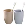 Tasses rond en plastique Brosse à dents pour les couples pour se brosser les dents de la maison créative dentaire simple lavage