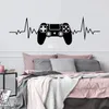 Jeu Game Sticker Wall Gamer Heartbeat Wall Sticker Playroom Playroom Couple Game Controller PS Xbox Wall Decal Vinyl Home Decor M382