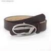 Belts Designer Fashion Belt New Letter Oval Metal Snap Buckle And Women Versatile Decorative Fashion Matching Y240411