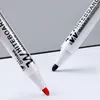 4 färger Erasable Whiteboard Marker 2.0mm NiB Hight Capacity Ink Black Dry Erase White Board Teaching Pen School Office Supplies