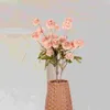 Fiori decorativi 4 pezzi Decorazione floreale artificiale Dandelion per le tara dentili da matrimonio Ornamento di plastica elegante