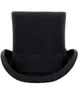 135cm de altura 100 lã de lã Cetin cetim Presidente Partido Men039s Feel Derby Black Hat Men Men Men Fedoras60241964038083