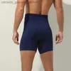 Cueca algodão masculino masculino Cinturão de boxe Anti -desgaste pernas de cintura alta Canda de proteção esportiva de barca