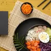 Piatti da 6 pezzi Piatto di stagione giapponese piatti in ceramica per la vestatura di sushi ceramica