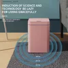 廃棄物bins dqokスマート誘導ゴミは、キッチン用のダストビンバケツ屋根のバスルームを自動can can electric type touch trash bin paper basket l49