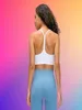 110 YSHAPED BACK YOGA VEST MED BREST PAD Fitness Outfit känns Butterysoft Sports BH borttagbara koppar Underkläder Solid Color Sex5684778