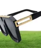 Модные роскошные дизайнер 1801 Талисман пилотные квадратные солнцезащитные очки мужские классические винтажные бокалы тренда открытые очки в стиле Avantgarde A5086656