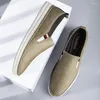 Casual Shoes Minimalist Loafers Men's Flat Park Walking Versatile Commuter Business Anti Slip