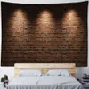 printing Tapestries 3D stone brick wall tapestry retro street landscape wall hanging hippie bohemian wall decoration art background cloth R0411 1